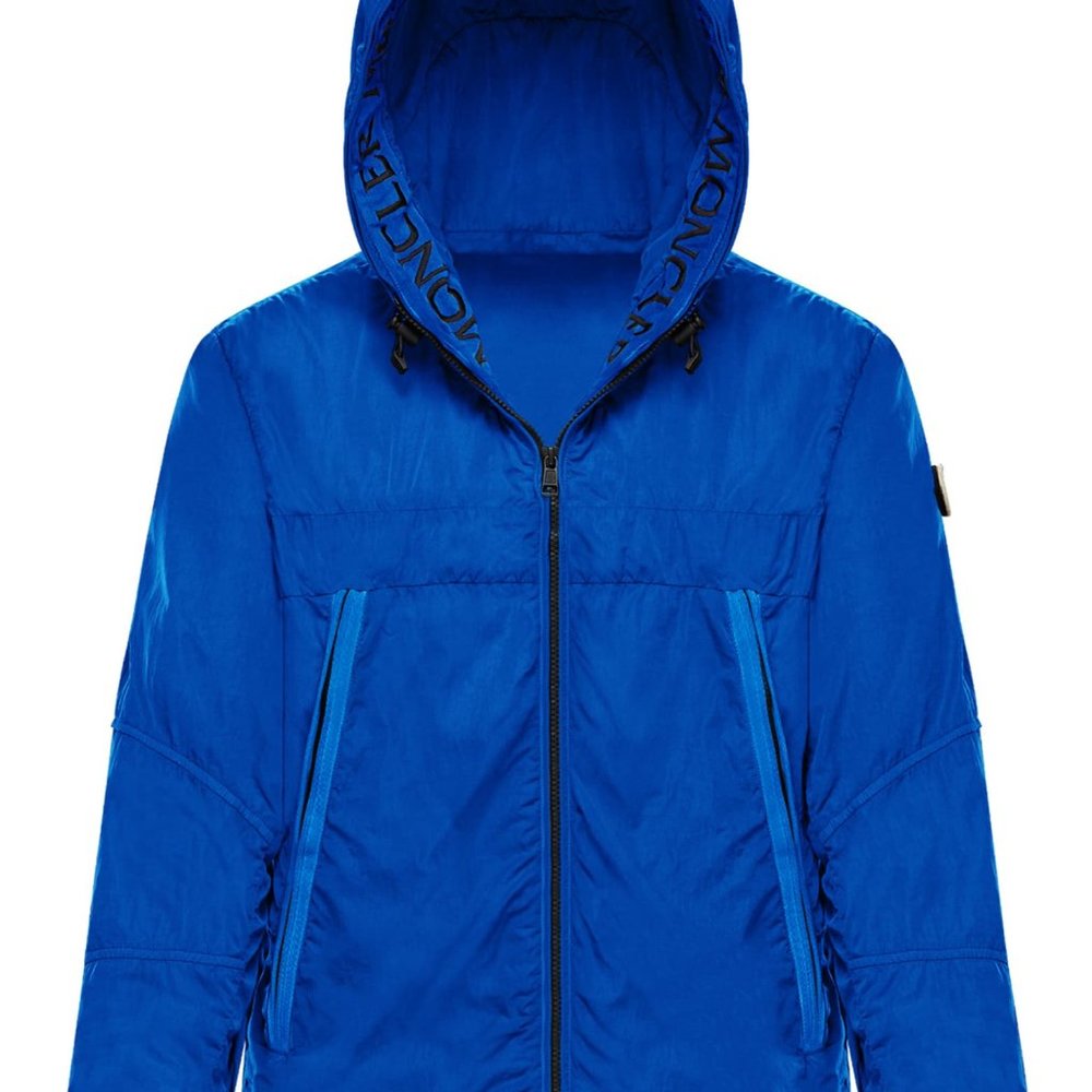 New Authentic Scie Nylon Hooded Windbreaker